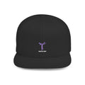 Twisted Zone Glitch Snapback — product view 1, Genesis by Twisted Reality, violet-on-black streetwear from The Twisted Zone